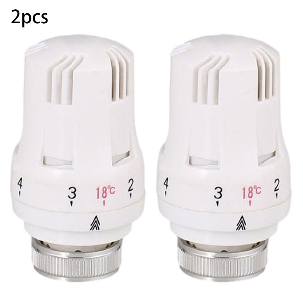 Durably Built Thermostatic Radiator Valve Head Set of For 2 M 30 X 1 5 Intuitive Operation and Consistent Heating