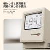 Digital Clock Alarm Clock with Temperature and Nostalgic Floppy Design Maclock Digital Alarm Clock