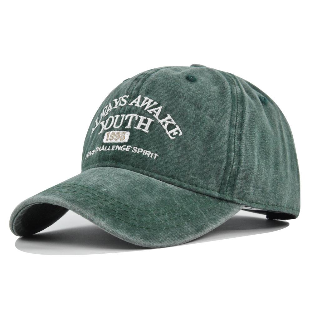 Men Women Letter Embroidered Baseball Cap Fashion Vintage Solid Color Plain Casquette Outdoor Sports Adjustable Snapback Hat Do Old Gorras