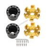 090E 2Pc Motorcycle Frame Slider Easy Installation Universal Falling Front Fork Cup Aluminum Wheel Crash Protector