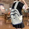 Schoolbag Japanese cute drawstring niche design high school student schoolbag female simple college student backpack large capacity backpack