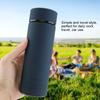 Stainless Steel Water Cups Tea Mugs Vacuum Bottle   (Dark Blue 500ML)