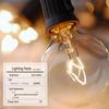 G40 Led String Lights E12 Outdoor Garden 25 Bulbs Fairy Lights For Party Garden Balcony Patio Yard