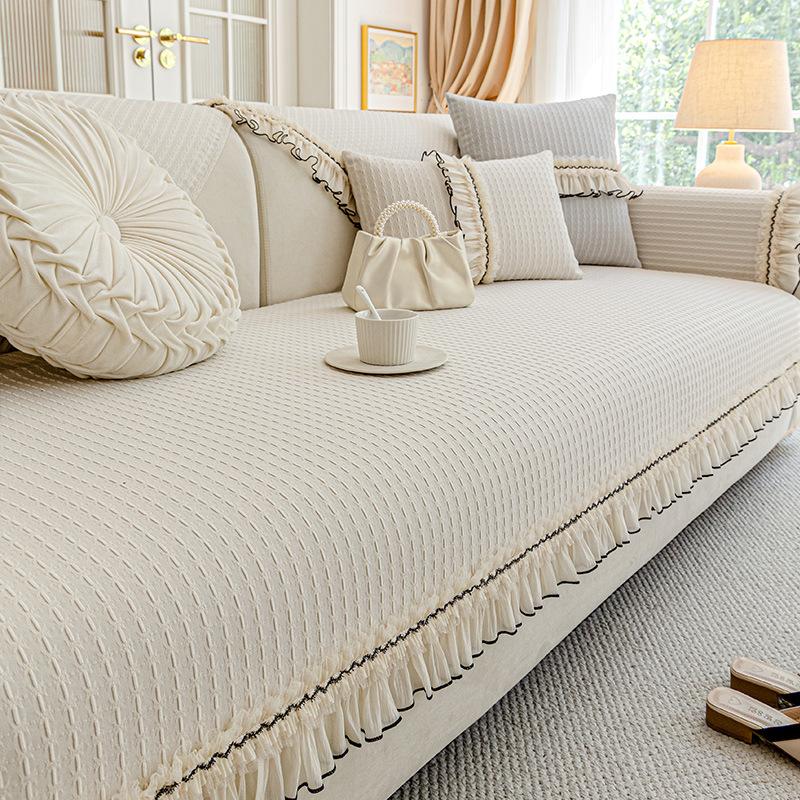 French Chenille Sofa Cushion  New Four-Season Universal Non-Slip Seat Cushion Premium Sofa Cover Cloth Towel