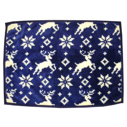 

reindeer acrylic throw ne 680004