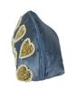 Friends Hill Craft India Mini Pouch, Ravisha, Blue, BW-158-67