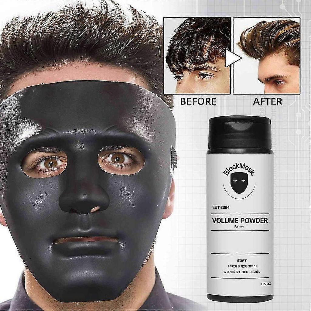 Polvo para Peinar BlackMask, Polvo de Volumen Añade Textura y Volumen al Instante 40g