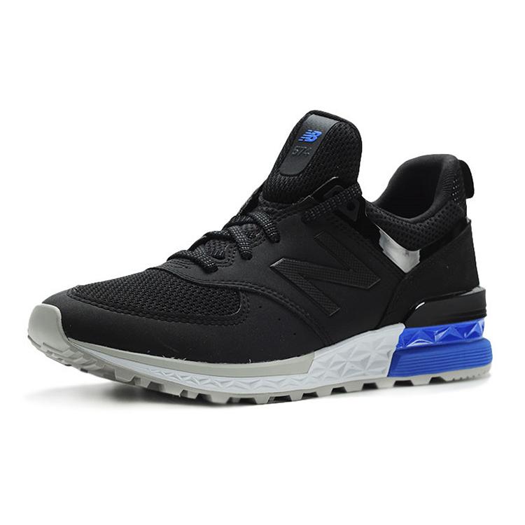 New Balance 574 Black White Blue