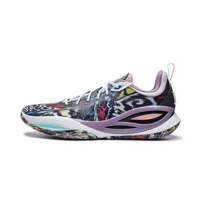 Li Ning DLO2 Russell 2 Basketballschuhe Leichte Technologie Langlebig Stabiler Halt Dämpfung Rutschfest Rückprall Griff Niedriger Schaft Herren Sneaker ABPW013-7