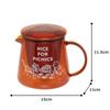 maebata Winnie the Pooh Glass Pot Heat Resistant Glass Heat Resistant Dishwasher Microwave Safe 600ml Disney 52824 D-WP33