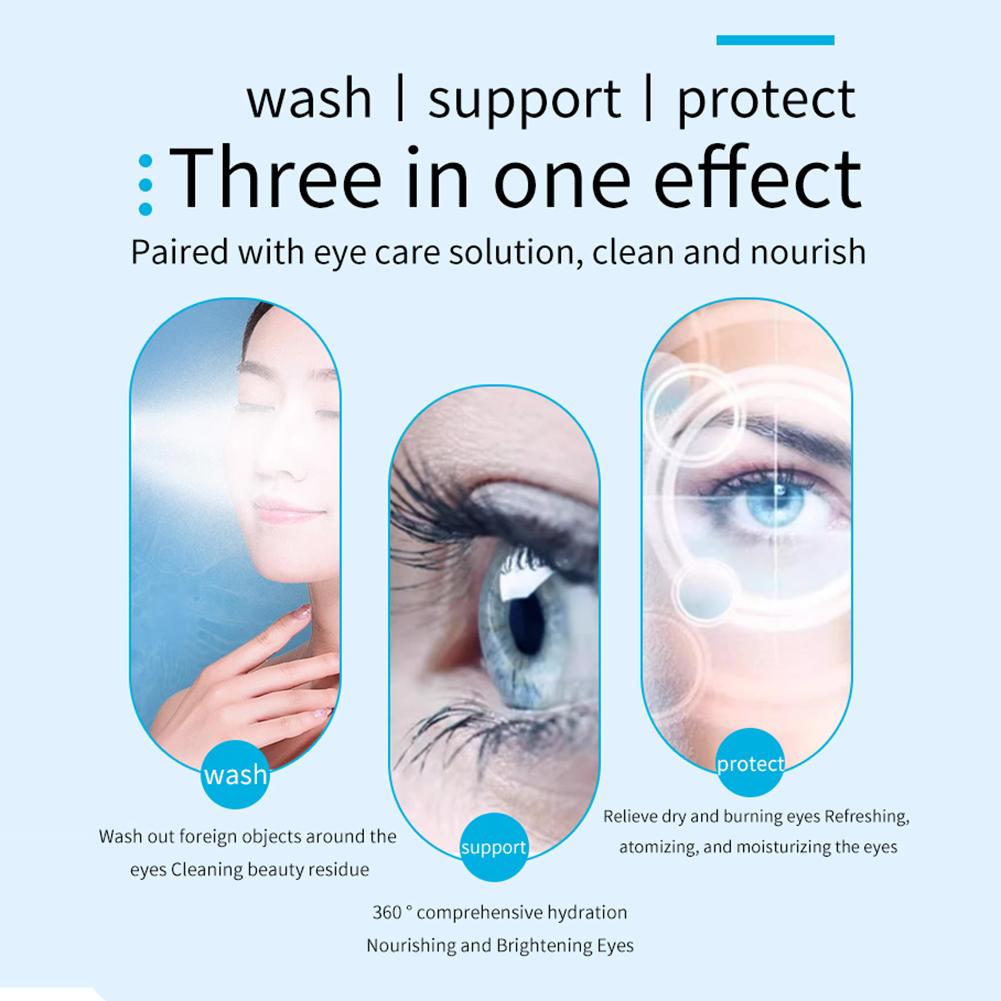 Electric Eye Massager with Nano Steam Hot Cold Compress & Moisturizing Spray Eye Massager Mask Humidifier for Eye Fatigue Relief