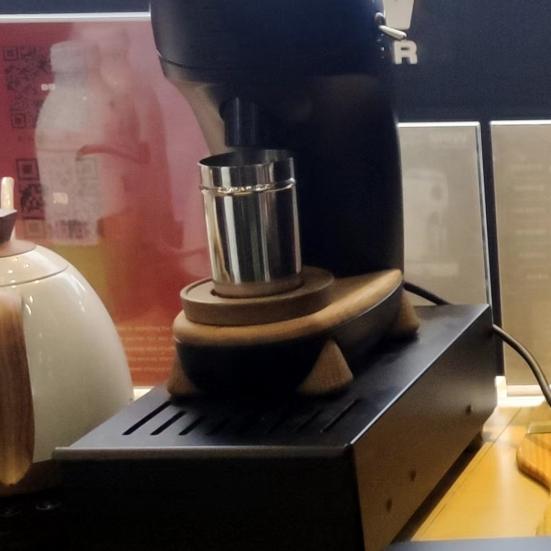 Dosing Cup Detachable Design Polished Smooth Surface Stainless Steel Powder Feeder for Coffee Machine