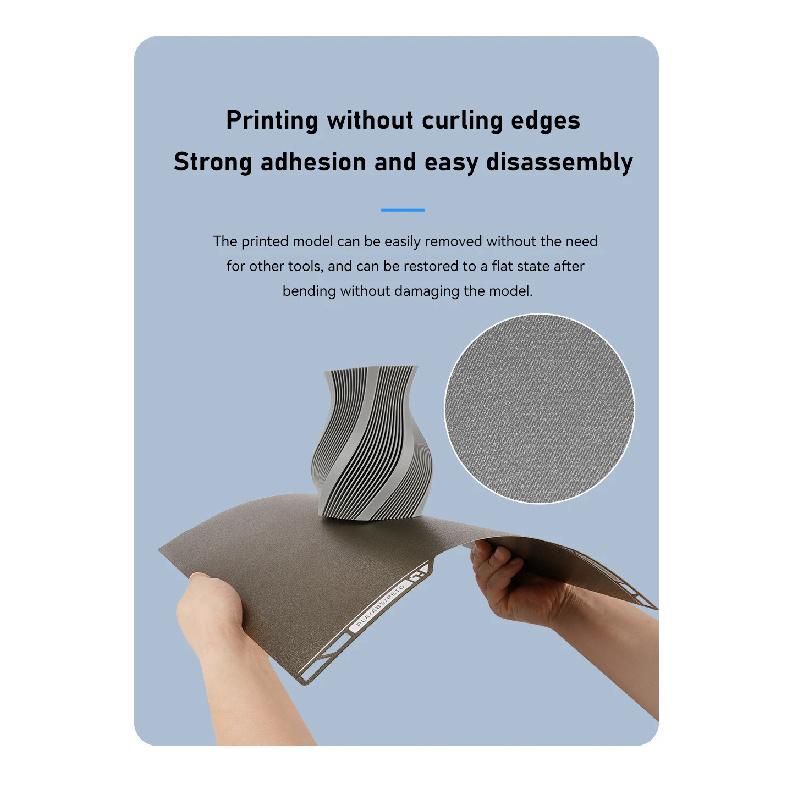 For Bambu Lab H2d Build Plate Textured/Smooth PEI PEO PET Plate Spring Steel Sheet Bambulab H2d Part Heat Bed 3D Printer Parts