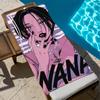 Anime O-Osaki N-nana Cute Towel Large Quick-Drying Microfiber Soft Beach Towel for Travel Fitness Sauna Bathing Camping