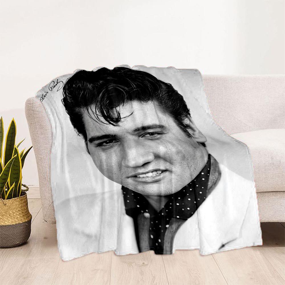 Elvis Presley Performance Blanket Ultra-Soft Suitable for Seaside Picnics Sofa for All Occasions Modern Best Holiday Gift for Friends Family