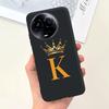 For Realme 11 5G Case Cute Crown Letters Silicone Soft TPU Shockproof Cover For Realme 11X 5G RMX3785 Funda Realme11 Phone Cases