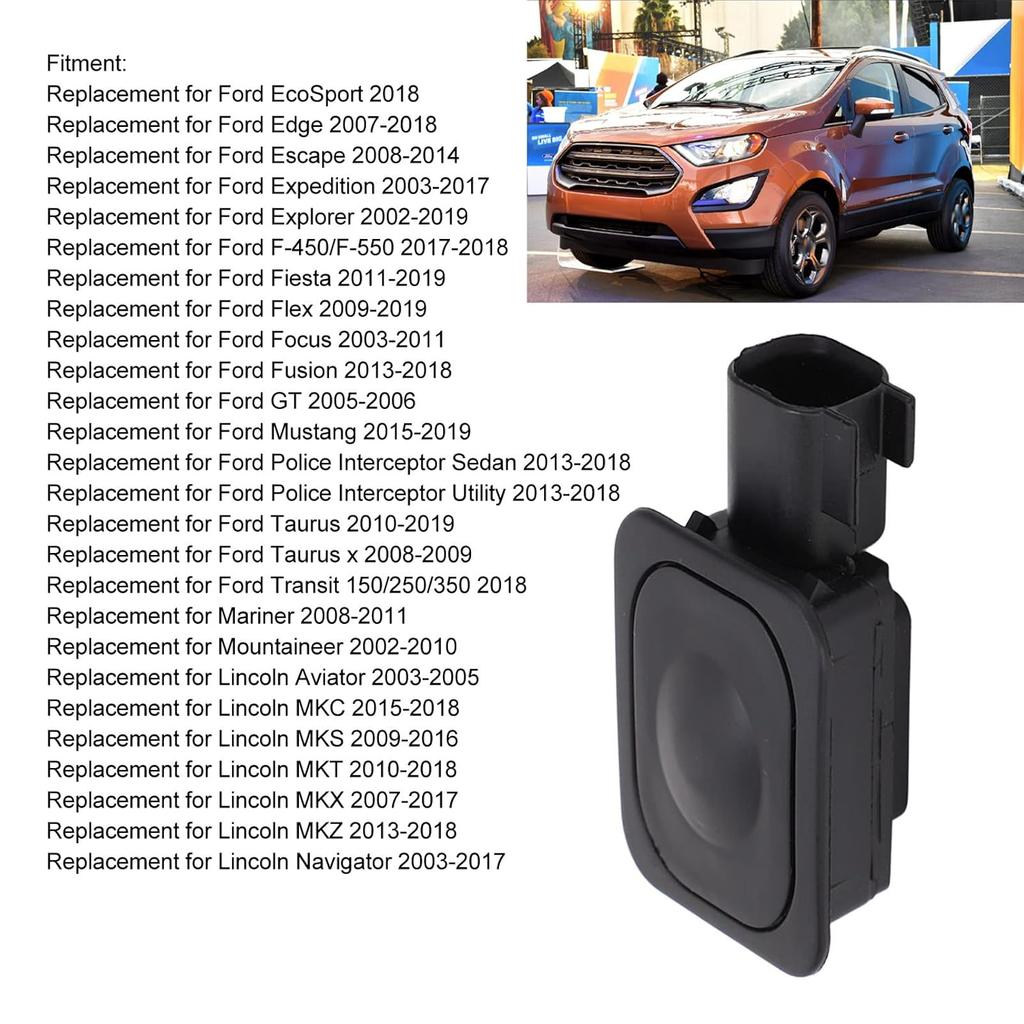 Trunk Release Switch, 1L2T14K147AA Car Rear Door Release Button Switch Replacement for Edge Explorer Escape