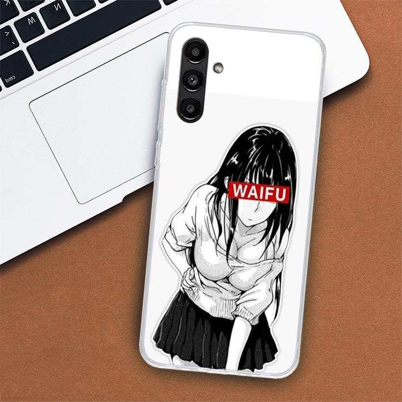 Sugoi Senpai Anime Waifu Sexy Girl Phone Case For Samsung Galaxy A51 A71 A50 A70 A40 A30 A20E A10 A41 A31 A21S A11 A01 A6 A8 + A