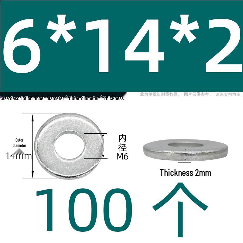 Ultra-Thick Galvanized Flat Washer Shim for M5-M30 Bolts