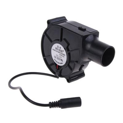 12V 7530 Electric Cooking Air Blowers Fire Starter BBQ Fan with 2.7cm Diameter Air Duct Cooking Fan Stove Tools