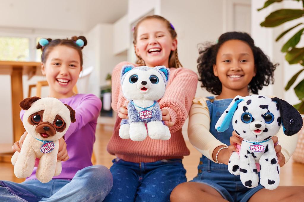 ZURU Surprise Puppy Plush Pets Alive Pooping Puppies (Husky) Super Soft Plush Toy Interactive Toy Pet Electronic Pet Puppy for Girls and Kids