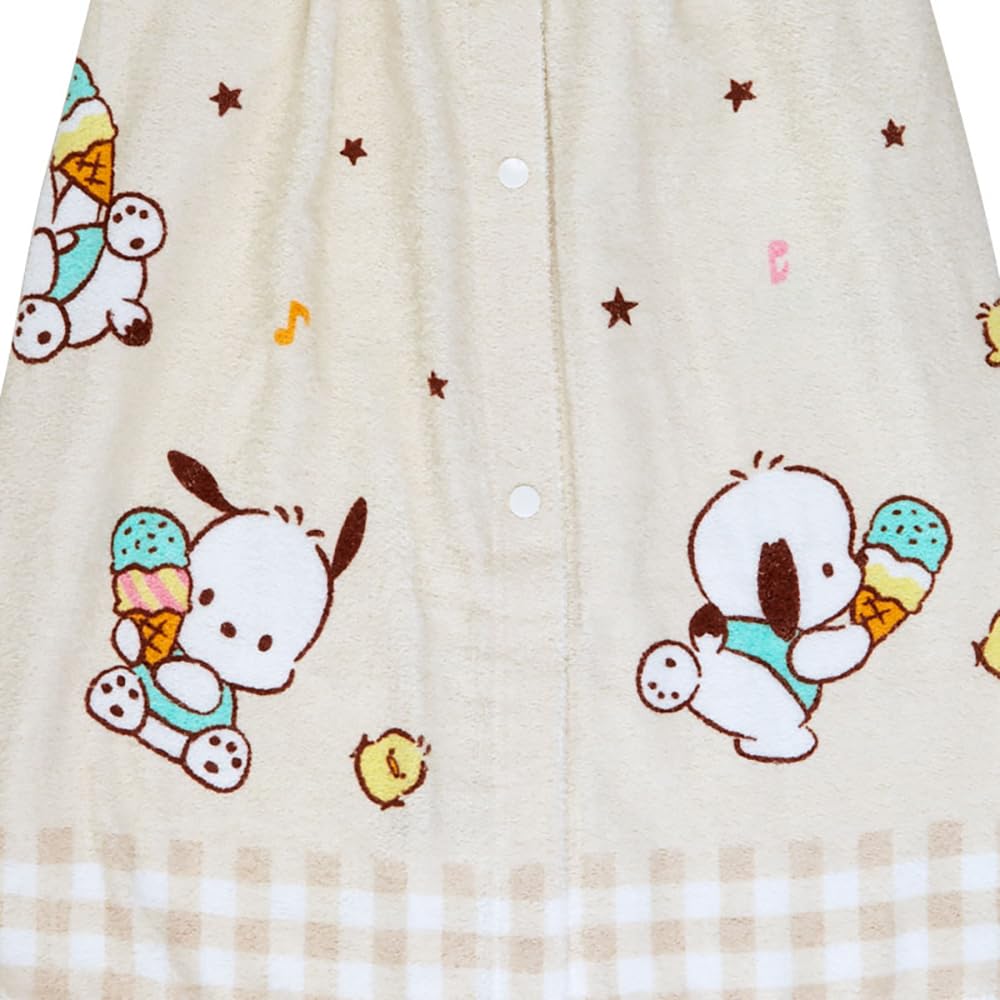 Sanrio Pochacco Wrap Towel 60cm x 110 x Character SANRIO 004561 (60 1cm)