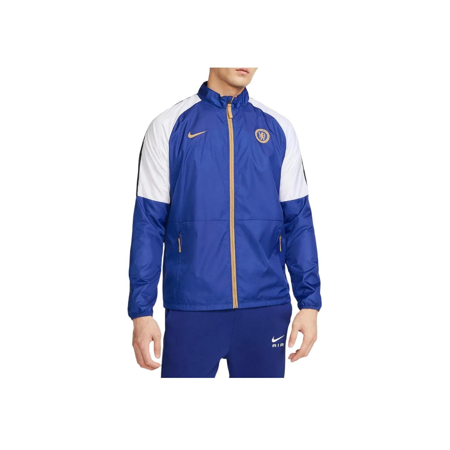 

Мужская куртка Nike Chelsea Fc Repel Academy Awf с молнией на шее Синяя куртка DV4714-495 XXL