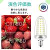 LED light bulb, E17 base, equivalent to 80W incandescent bulb, non-dimmable, clear type, 10W, candle-shaped bulb, Japanese PSE certified, daylight