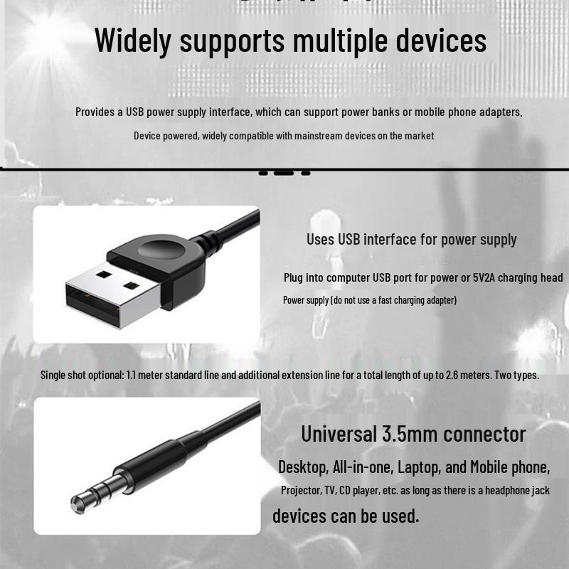 High-Quality Desktop and Notebook Wired Speakers with Subwoofer and Colorful Lighting