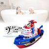 Colorful Electric Fireboat Toy For Kids With Water Spraying Music And Lights Features