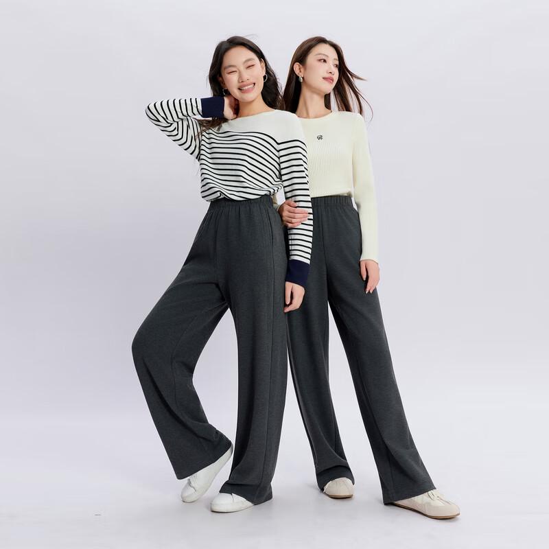 

Sancai Women s Plus Size Knit Straight-Leg Pants 3XL