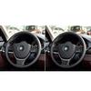 Interior Steering Wheel Cover Carbon Fiber Decal Trim For BMW 5 Series 2011-2016