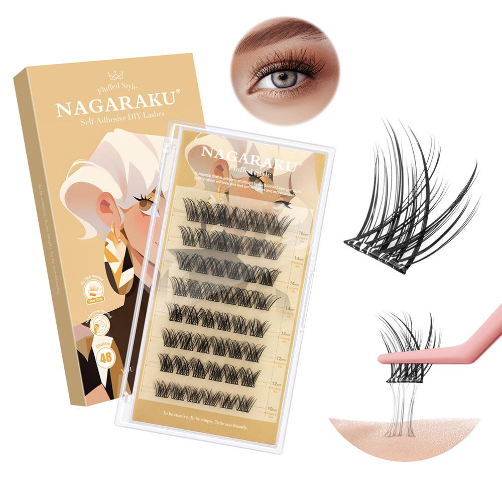 NAGARAKU No Glue Needed DIY False Lashes Without Tweezers