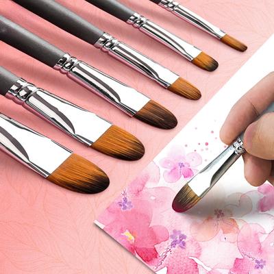 4 Pieces/set, Complete Set of Watercolor Pens, Art Specific, Bristle Brush, One Set, Acrylic Oil Painting Brush, Painting Tools, Creative Painting