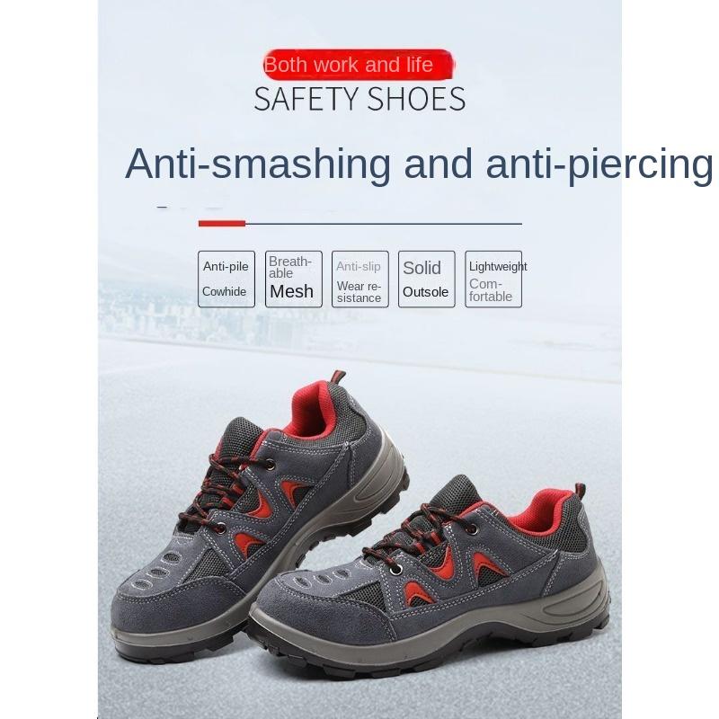Anti-smashing, Anti-piercing, Deodorant and Breathable Work Shoes, Anti-scalding Protective Shoes, Summer Labor Insurance Shoes
