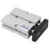 Dual Action Pneumatic Cylinder Aluminum Alloy Double Rod Double Shaft Air Cylinder 20mm Bore 20mm