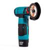 Portable Electric Angle Grinder Household Rechargeable Cutting Machine Polishing Power Tool Blue Mini Handheld Polishing Machine