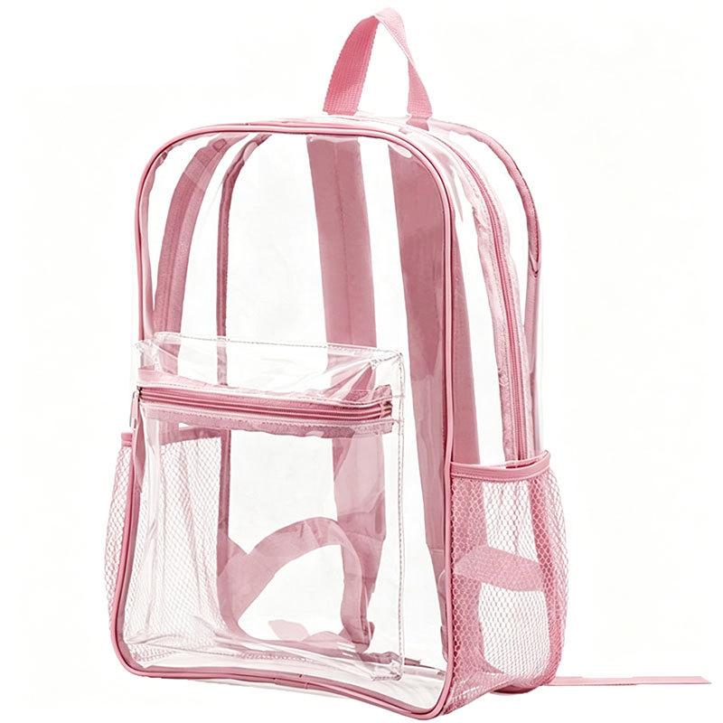 Transparent Backpack, Travel Waterproof Pvc Storage Bag, Backpack Large Capacity Thickened Student Schoolbag