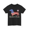 Amerikanische 4. Juli Dackel Liebhaber T-Shirt Weenie The People T-Shirt