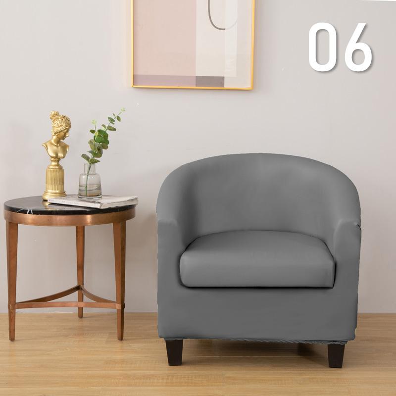 Tub Sofa Covers Waterproof PU Leather Armchair Cover With Seat Covers Club Sofa Slipcovers For Living Room Furniture Protector