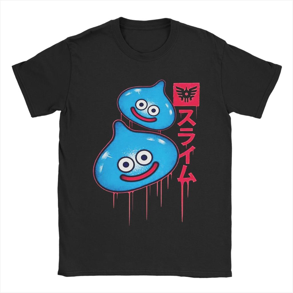 Unisex Women New Arrival Dragon Quest slime  Tee T Shirt Cotton  Tshirts Clothes