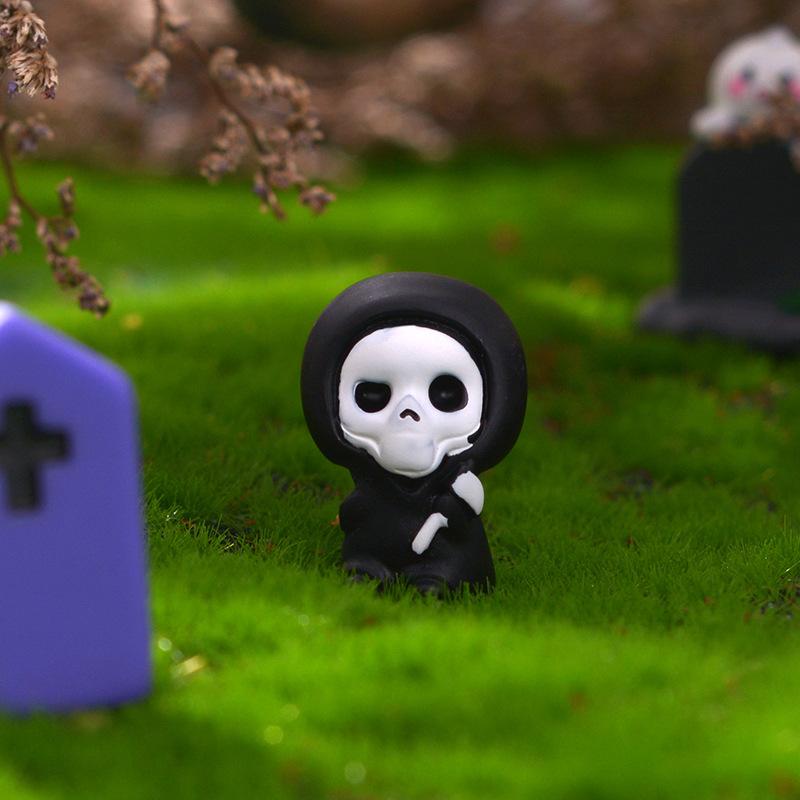 The "Ghost of Death" Series of Small Bonsai Ornaments Mini and Cute Little Rabbit Ghost Ornaments