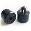 1pc For TS-8 Tube Socket 8 Pin Electrical Sockets Black Connectors For Audio Systems Accessories Easy Installation
