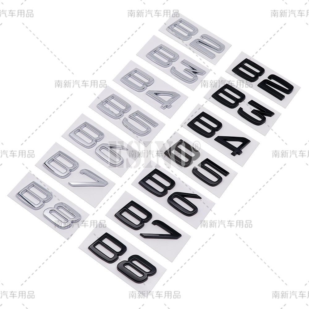 3D B2 B3 B4 B5 B6 B7 B8 3D ABS Adhesive Rear Trunk Emblem Badge Sticker for Volvo XC40 XC60 XC90 V40 V60 V70 V90 S40 S60 S80 S90