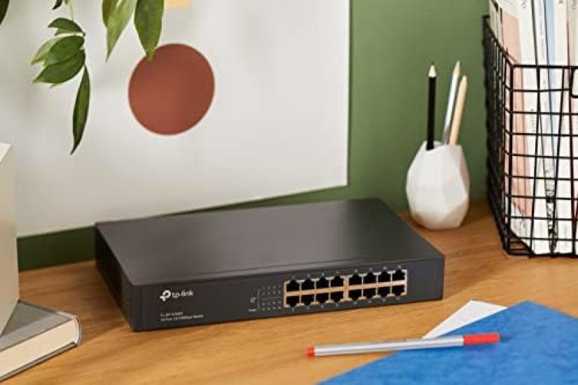 Switching Hub 16 Ports Metal Case TP-Link 10/100Mbps TL-SF1016DS