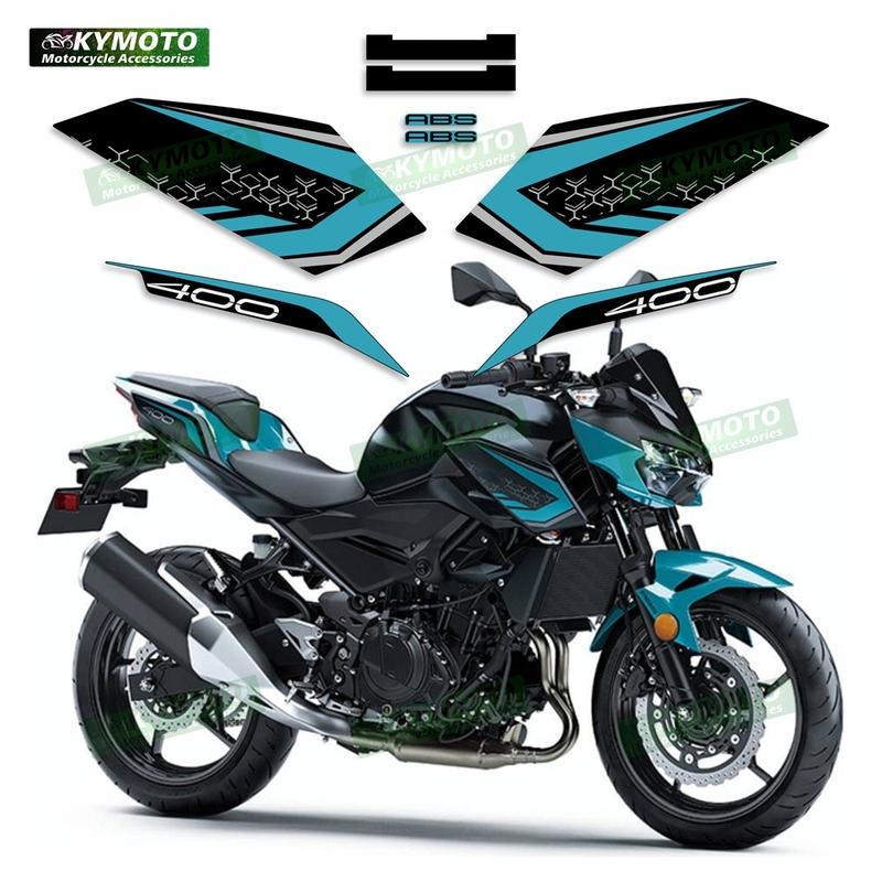 for Kawasaki Z400 Z 400 Motorcycle Accessories Helmet Windshield Fairing Decal Waterproof Reflective Full Car Sticker Kit