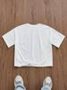 Men's Fashion Printed Knitted Short Sleeve T-Shirt Versatile Casual Suitable for Outdoor Activities Couple Cotton Top