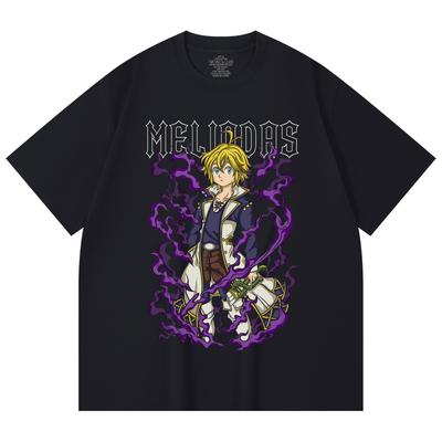 230 Gsm 100% Cotton Seven Deadly Sins V7 Meliodas Print Unisex Heavy Cotton T Shirt