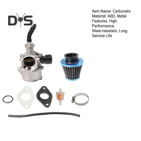 1 Set Long Service Life Motorcycle Engine Carburetor with Fuel Filter Convenient High Strength Motorcycle Engine Carburetor