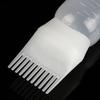 Barber Shampoo Bottle 120ml High-Density Plastic Hair Dye Applicator with Comb Scalp Massage Portable Salon Essential